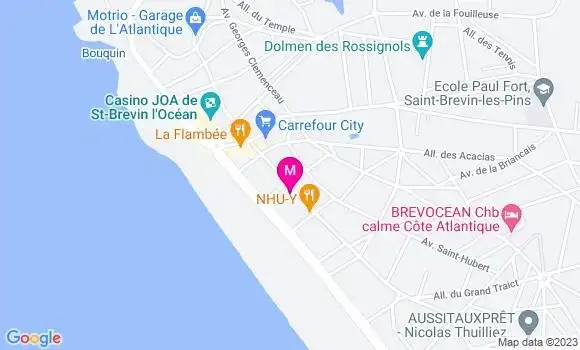 Localisation Restaurant  La Duchesse Anne