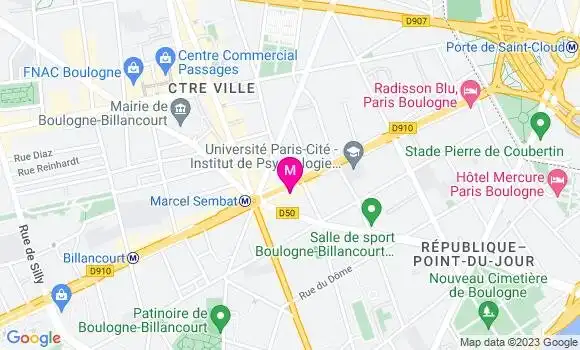 Localisation Pizzeria Le Belvédère