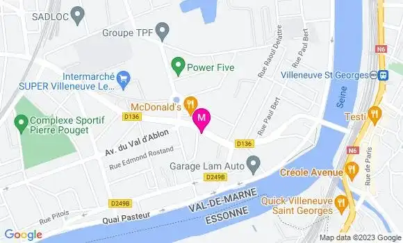 Localisation Restaurant  Le Neuf 4