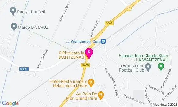 Localisation Pizzeria O