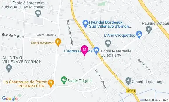 Localisation Restaurant  La Canne d