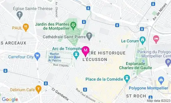 Localisation Restaurant  La Coquille