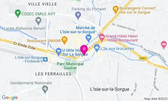 Localisation Restaurant  Chez Elles