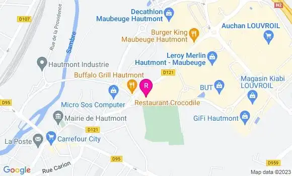Localisation Restaurant  Crocodile