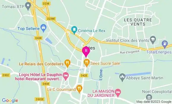 Localisation Restaurant  Au Normandy