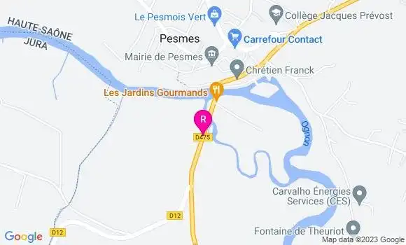 Localisation Restaurant  Les Jardins Gourmands