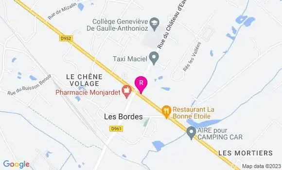 Localisation Restaurant  Bar de la Place
