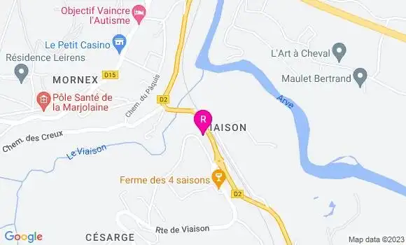 Localisation Restaurant  Les Terrasses d