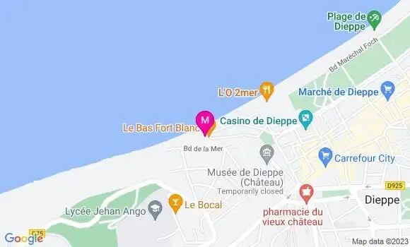Localisation Restaurant  Le Bas Fort Blanc