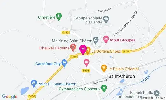 Localisation Pizzeria Saint Laurent