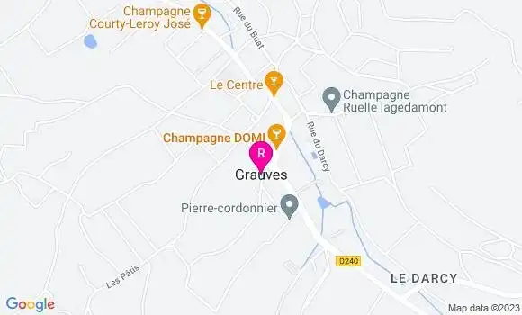 Localisation Restaurant Bar Le Centre