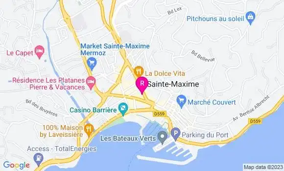 Localisation Restaurant  Côté Jardin