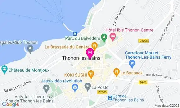 Localisation Restaurant  Le Temps d