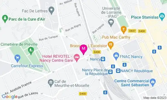 Localisation Pizzeria Adriatica