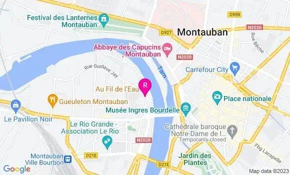 Localisation Restaurant Gastronomique Au Fil de l