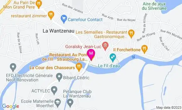 Localisation Restaurant  Au Pont de l