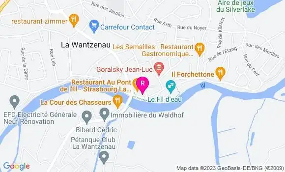 Localisation Restaurant  Au Petit Pont