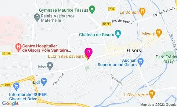 Localisation Restaurant  L