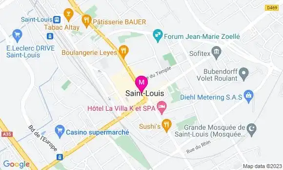 Localisation Restaurant Alsacien La Diligence