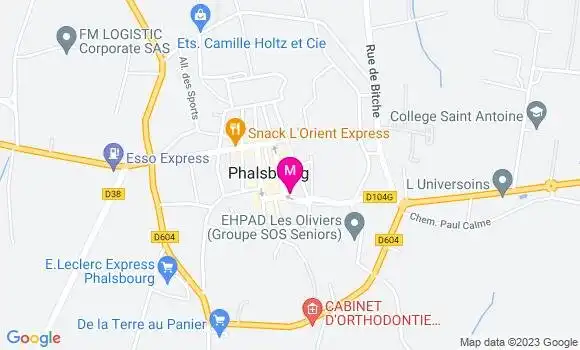 Localisation Restaurant  Le Central