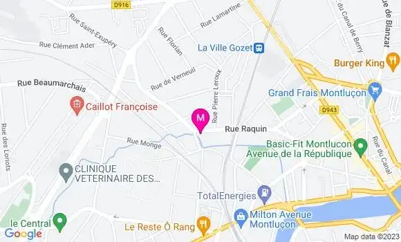 Localisation Restaurant  Café de la Place