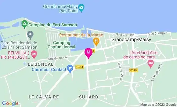 Localisation Restaurant  La Belle Marinière