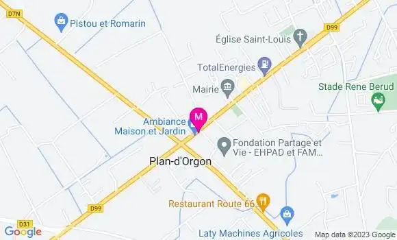 Localisation Restaurant Italien Le Planais