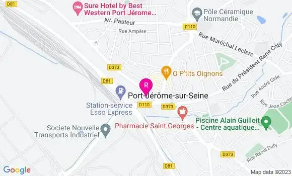 Localisation Brasserie des Halles