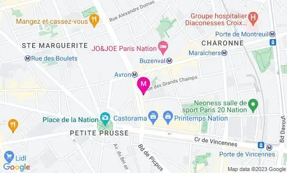 Localisation Restaurant Bar Le Vingt Huit