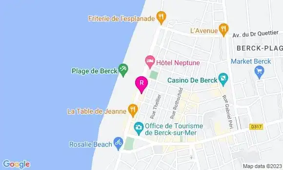 Localisation Restaurant  Le Cornet d