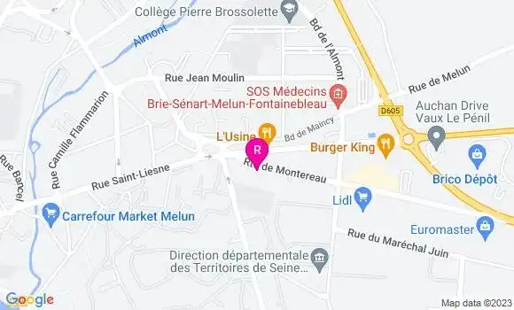Localisation Pizzeria Franco Pizza