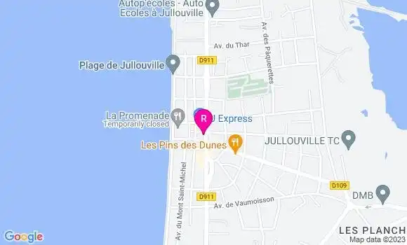 Localisation Restaurant  Le Saint Michel