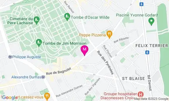 Localisation Restaurant  Lou Tiap