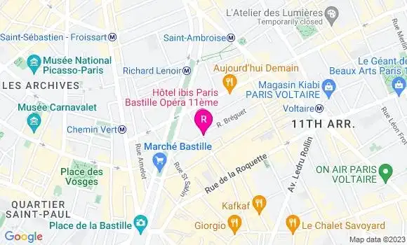 Localisation Restaurant  Café Truc