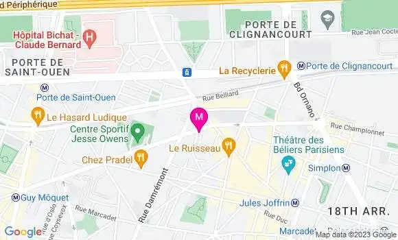 Localisation Restaurant Africain Le Parlement
