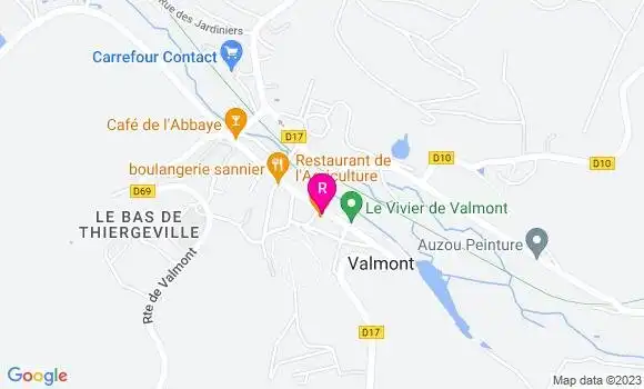 Localisation Restaurant de l