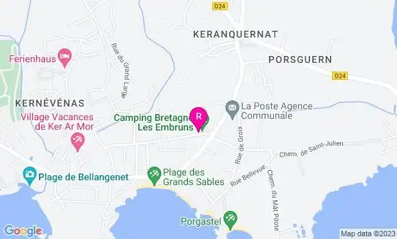 Localisation Crêperie Ti Annick