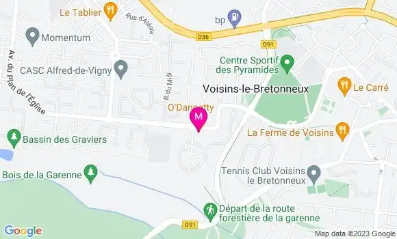 Localisation Pub O