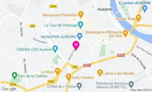 Localisation Restaurant Libanais Les Cèdres