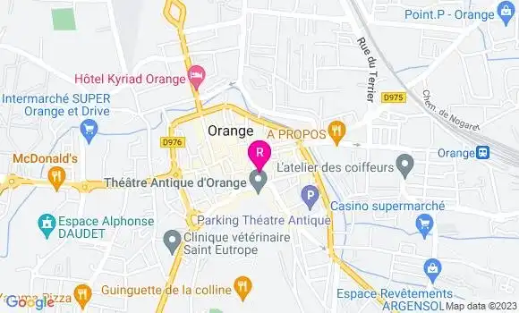 Localisation Restaurant du Théâtre