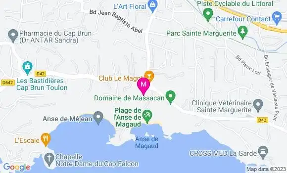 Localisation Restaurant  Les Pins Penchés