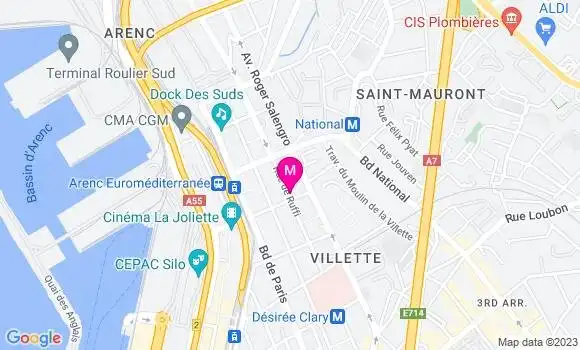 Localisation Restaurant Chez Sylvie
