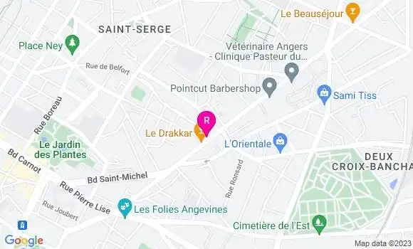 Localisation Restaurant  L