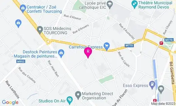 Localisation Restaurant  Au Bradford