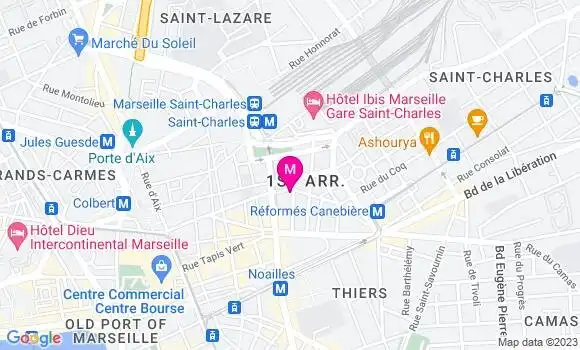 Localisation Restaurant Trois H