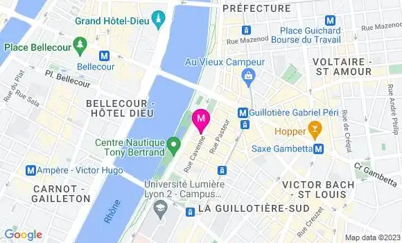 Localisation Restaurant  Le Mondrian
