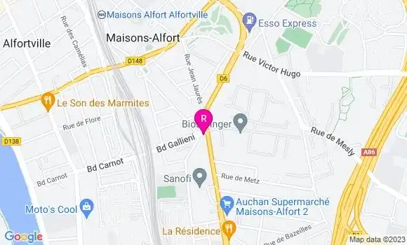 Localisation Restaurant  L