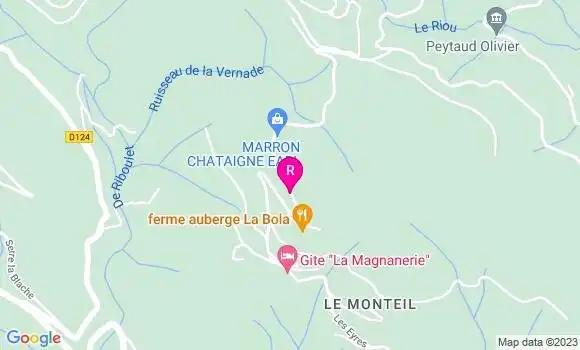 Localisation Ferme Auberge la Bola