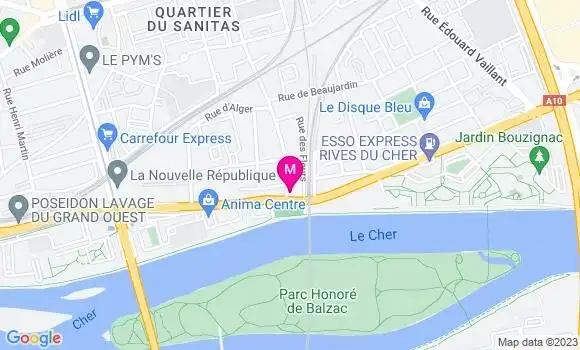 Localisation Restaurant Bar Le Cristina