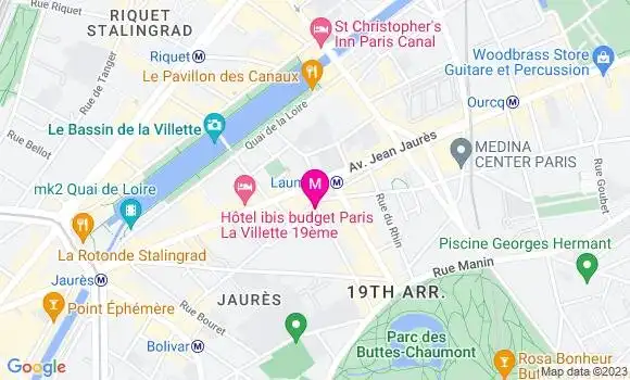 Localisation Restaurant Bar Tdtf Paris